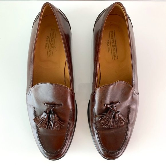 Johnston & Murphy Cellini Loafers Men\'s 11.5 Brown main image 5